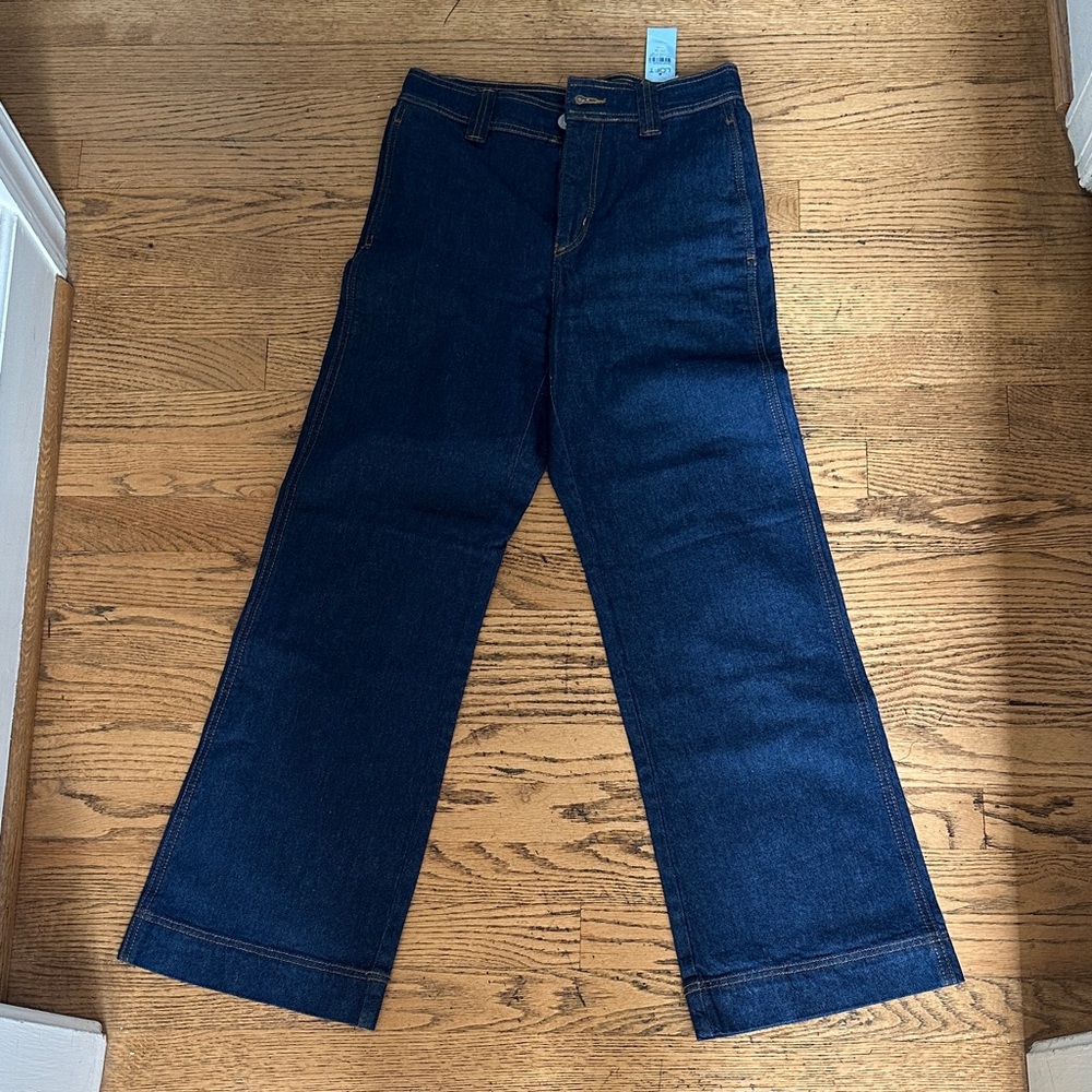 NWT Dark Blue Wide Leg Jeans